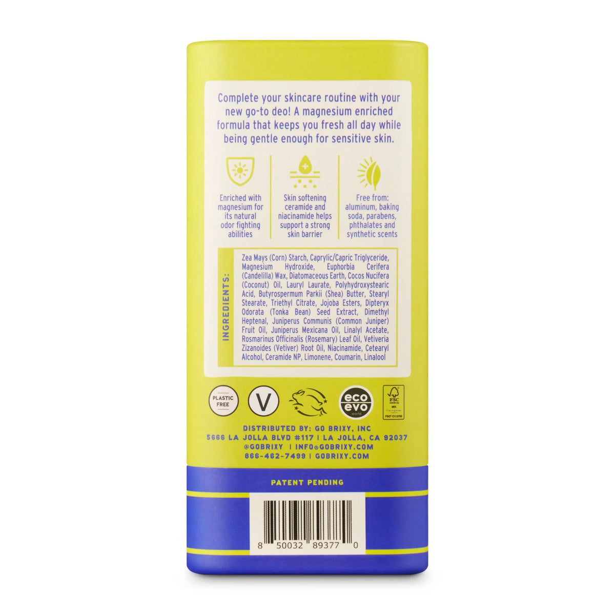 BRIXY Deodorant - Juniper Journey