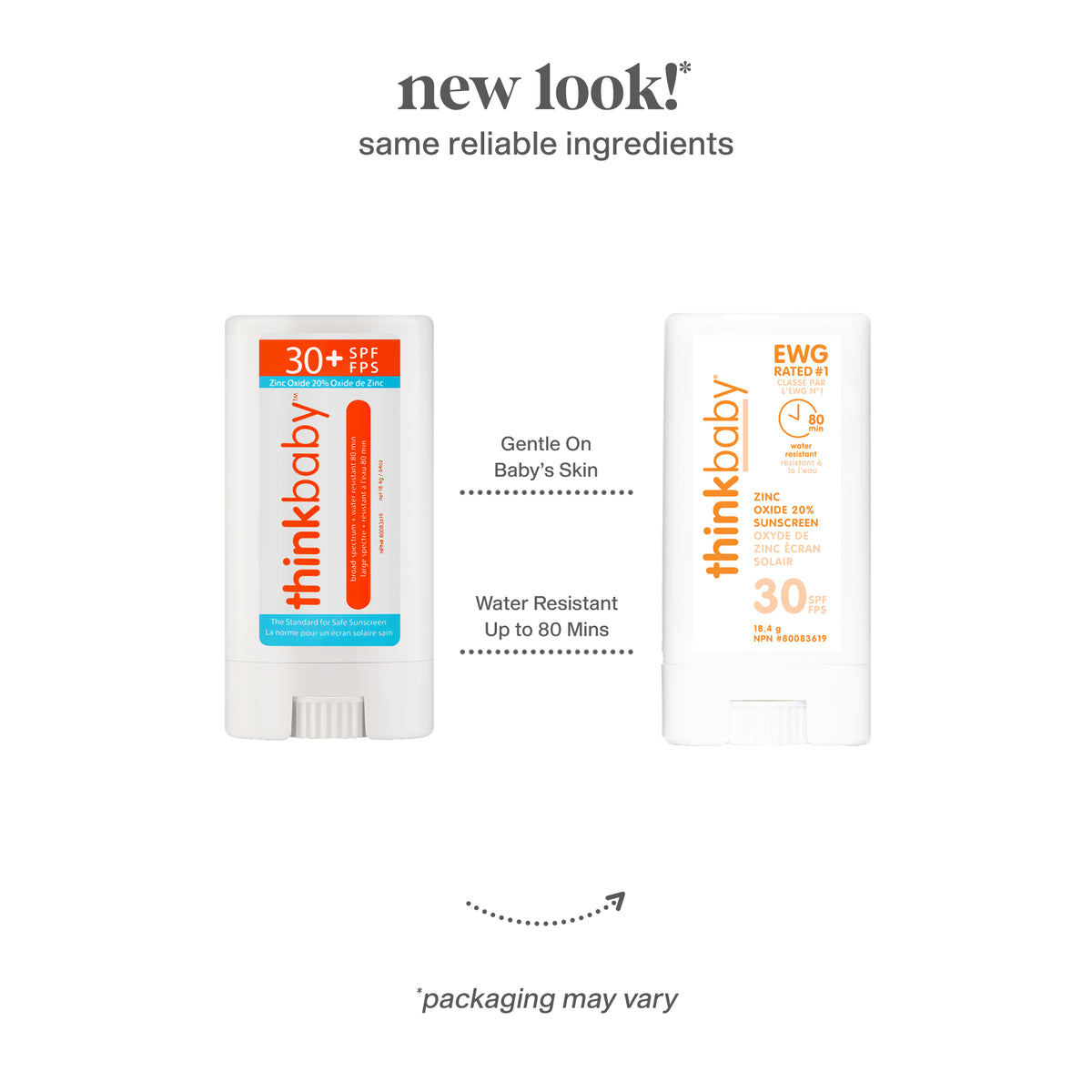 Baby Mineral Based Sunscreen Stick - Sold in Packs of 8