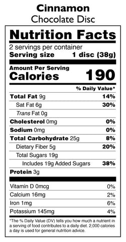 Cinnamon - 50% Dark Chocolate