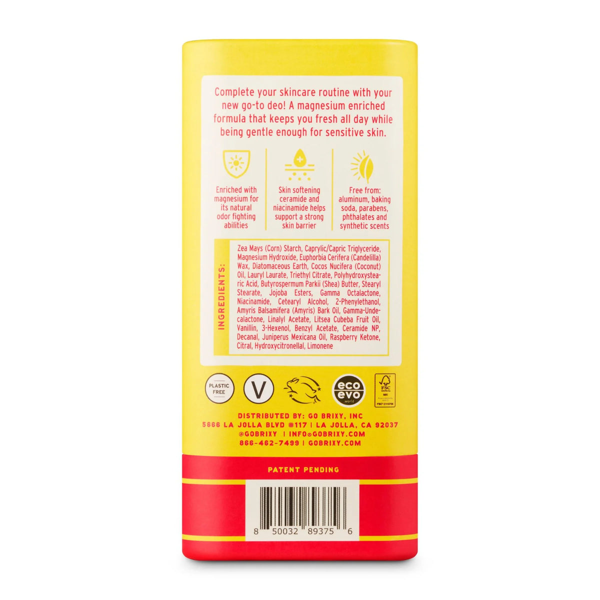 BRIXY Deodorant - Plumeria Crush