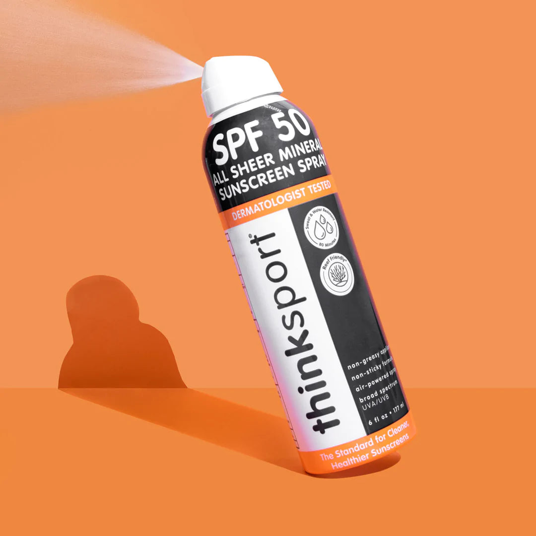 THINK Sport Clear Zinc Sunscreen Spray SPF 50 - Sold in Packs of 6
