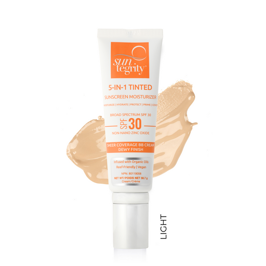 Suntegrity 5-IN-1 Tinted Sunscreen Moisturizer - Broad Spectrum SPF 30 - Light