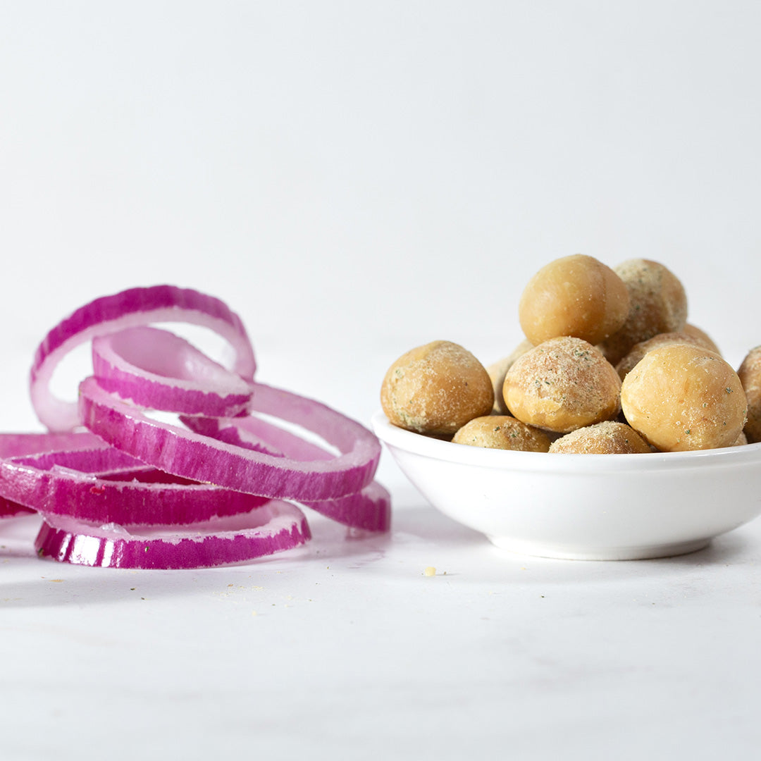 *Discontined* Dry Roasted Macadamia Nuts with Onion (6x 113g each)