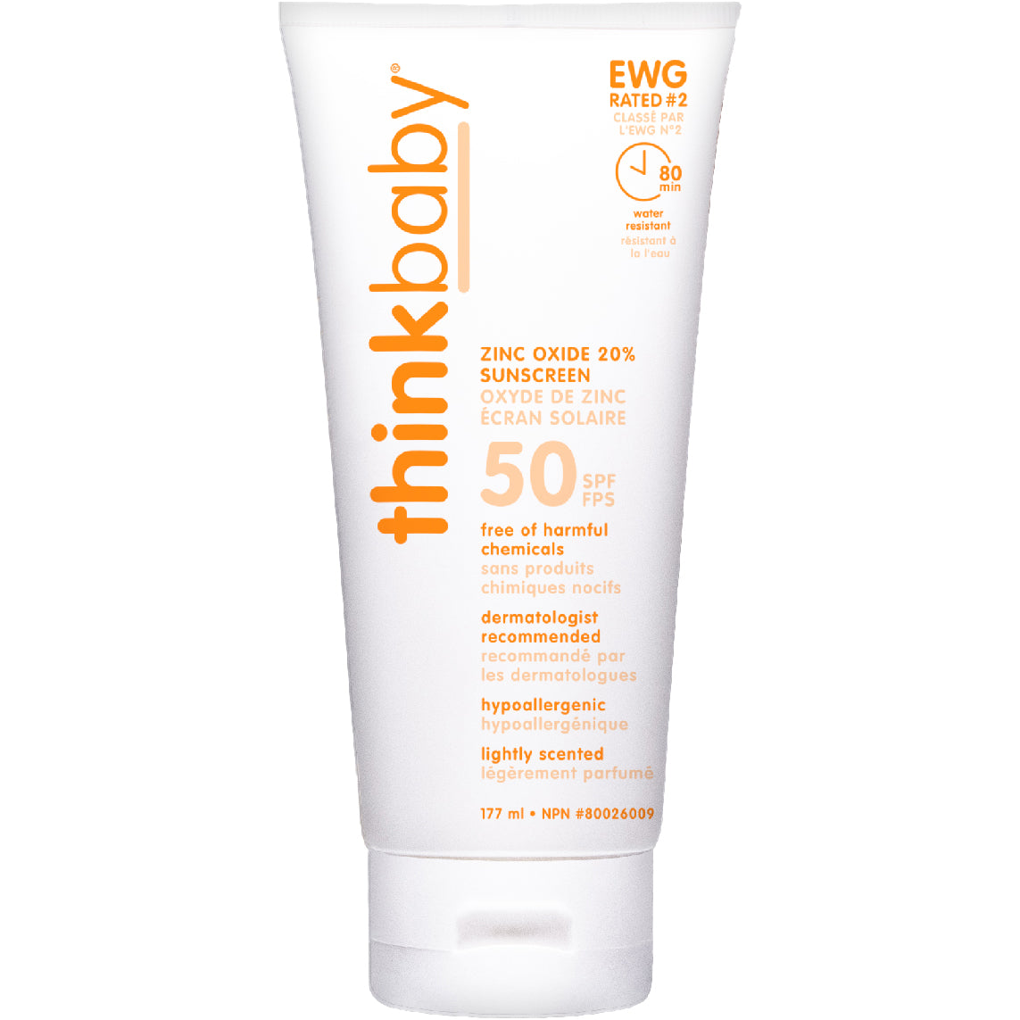 Baby Mineral Based Sunscreen Lotion SPF 50+  177ml - Sold in Packs of 8