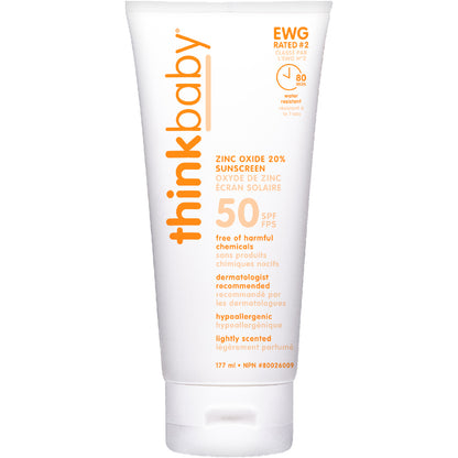 Baby Mineral Based Sunscreen Lotion SPF 50+  177ml - Sold in Packs of 8