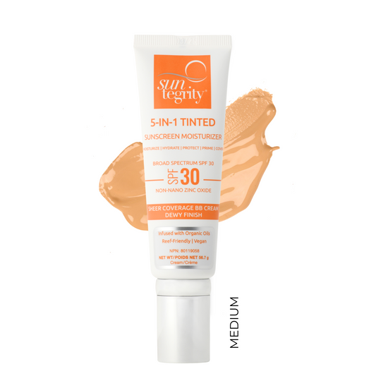 Suntegrity 5-IN-1 Tinted Sunscreen Moisturizer - Broad Spectrum SPF 30 - Medium