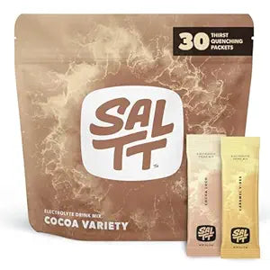 SALTT Electrolytes Powder Flavored Drink Mix - Cocoa Loco & Caramel Vibes 30CT