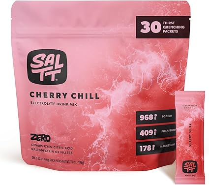 SALTT Electrolytes Powder Flavored Drink Mix - Cherry Chill 30CT
