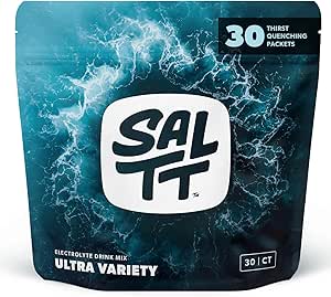 SALTT Electrolytes Powder Flavored Drink Mix - ULTRA VARIETY 30CT