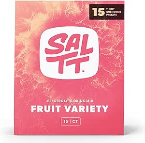 SALTT Electrolytes Powder Flavored Drink Mix - Fruit Flavor 15CT