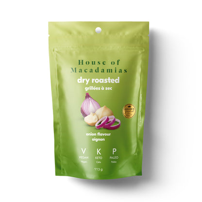*Discontined* Dry Roasted Macadamia Nuts with Onion (6x 113g each)