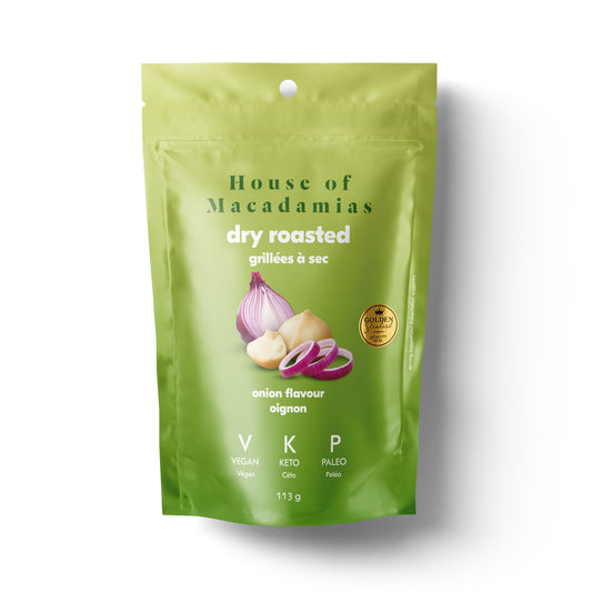 *Discontined* Dry Roasted Macadamia Nuts with Onion (6x 113g each)