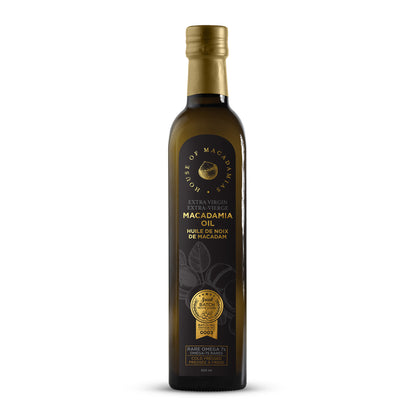 Macadamia Oil Extra Virgin Cold Pressed (6 x 500ml)