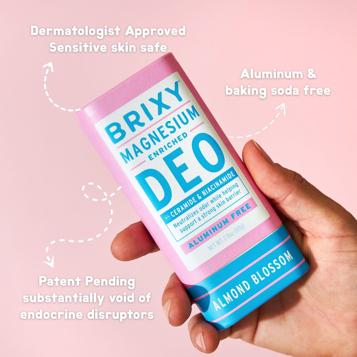 BRIXY Magnesium Enriched Deo - Almond Blossom