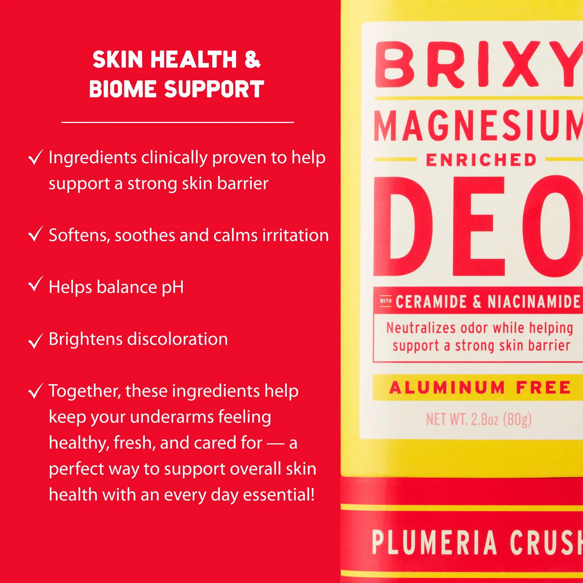 BRIXY Deodorant - Plumeria Crush