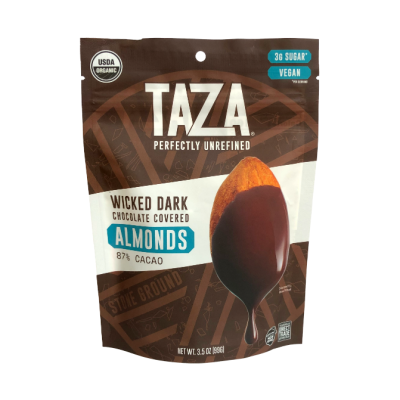 Wicked Dark Chocolate Covered Almonds - 87% Dark Chocolate