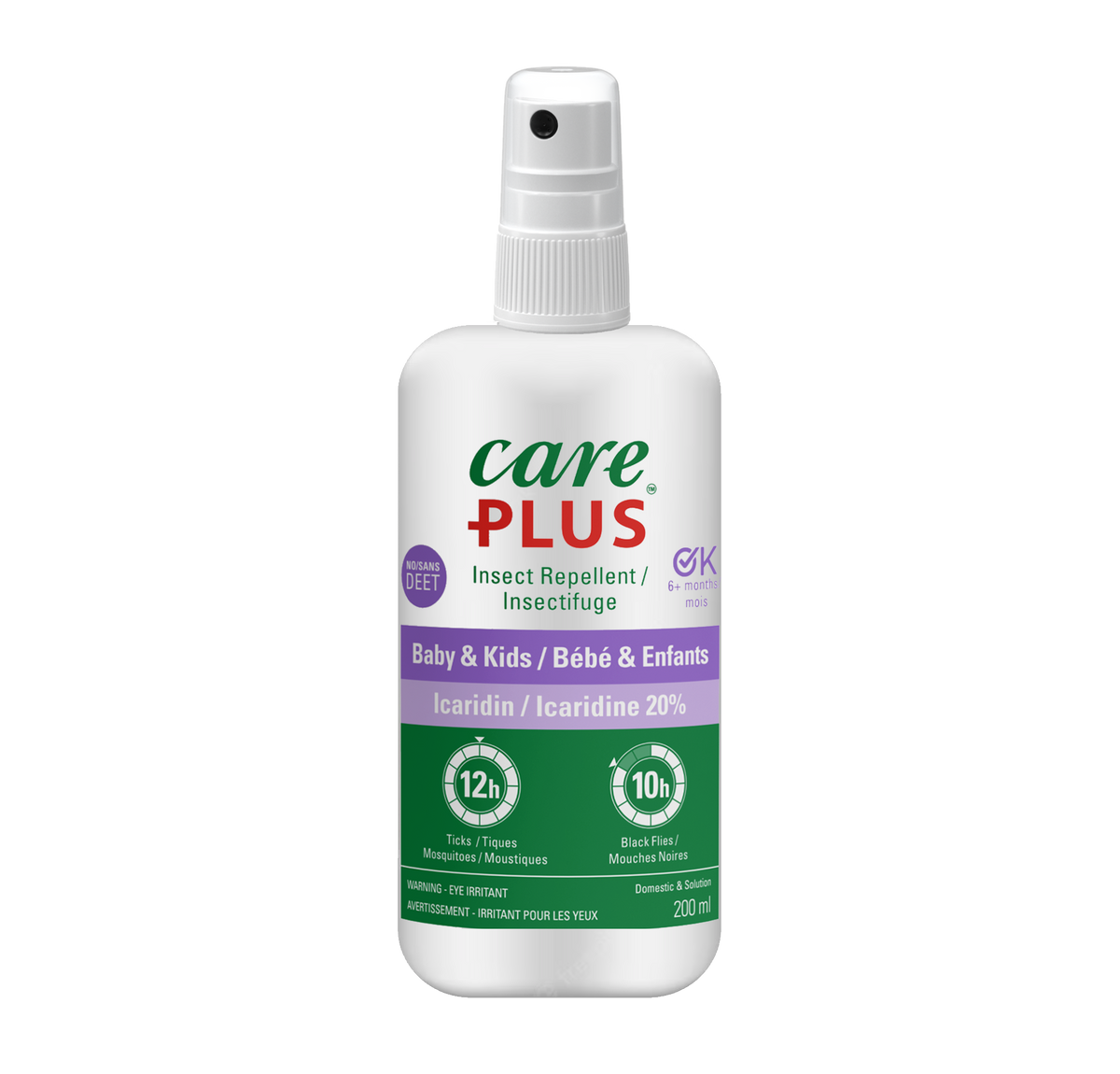 Care Plus® Insect Repellent - Icaridin Spray Kids and Baby - 200ml  - Sold in Packs of 12