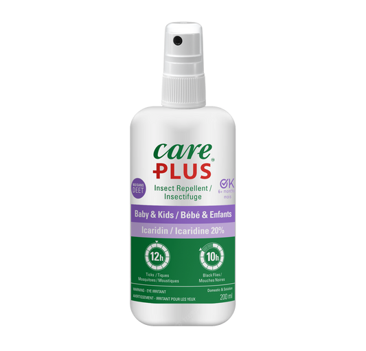 Care Plus® Insect Repellent - Icaridin Spray Kids and Baby - 200ml  - Sold in Packs of 12