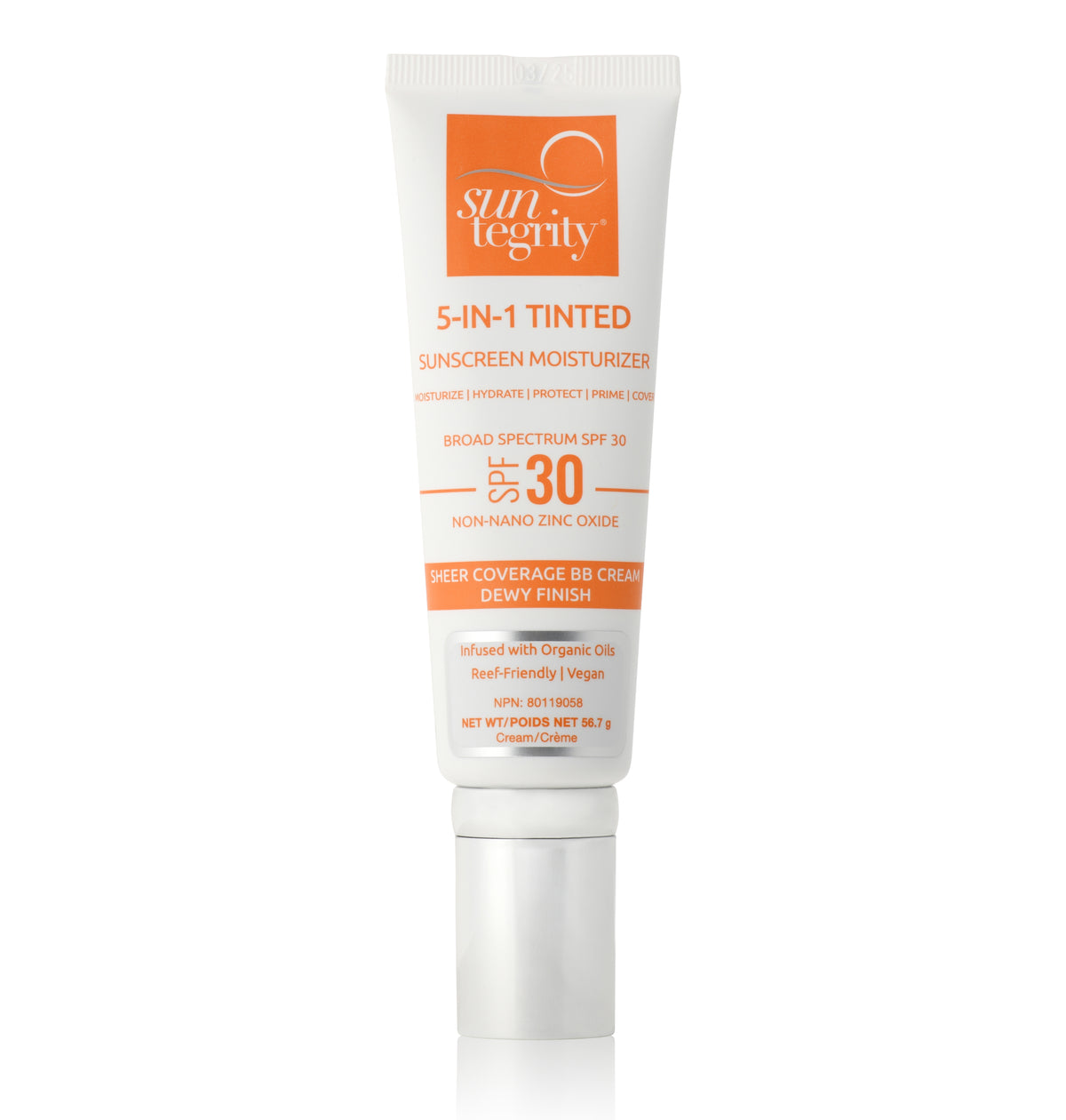 *Tester* Suntegrity 5-IN-1 Tinted Sunscreen Moisturizer - Broad Spectrum SPF 30 - Fair