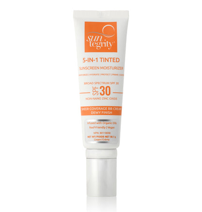 *Tester* Suntegrity 5-IN-1 Tinted Sunscreen Moisturizer - Broad Spectrum SPF 30 - Fair