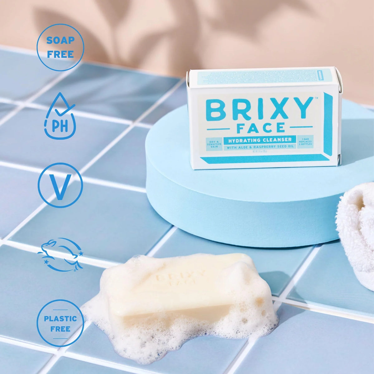 BRIXY Hydrating Facial Cleansing Bar