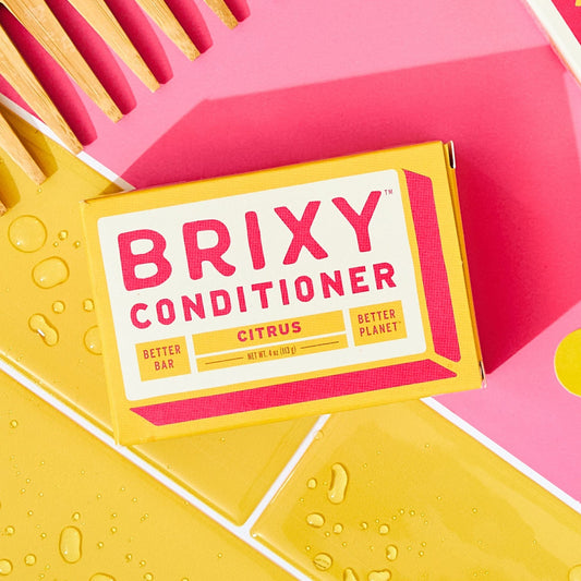 BRIXY Citrus Conditioner Bar for Softness & Hydration (sold in Cases of 6)