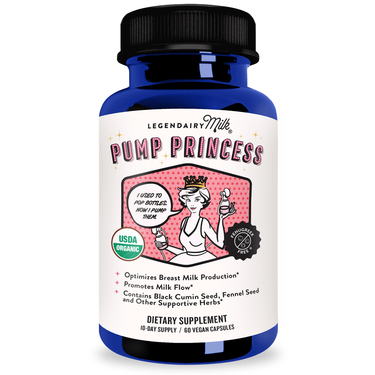 Legendairy Milk Pump Princess 180ct Capsules (cs)