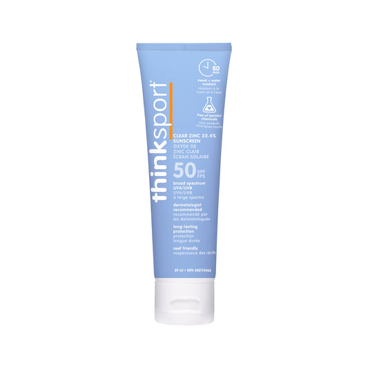 THINK Sport Clear Zinc Lotion SPF 50 -  Sold in Packs of 12