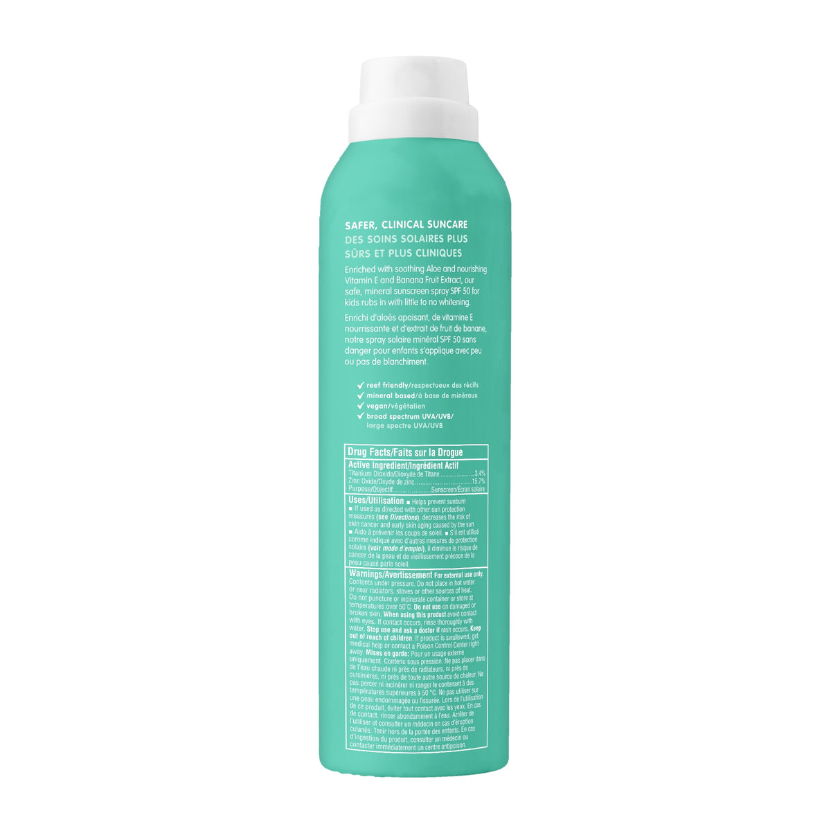 THINK Kids Clear Zinc Sunscreen Spray SPF 50 - Sold in Packs of 6