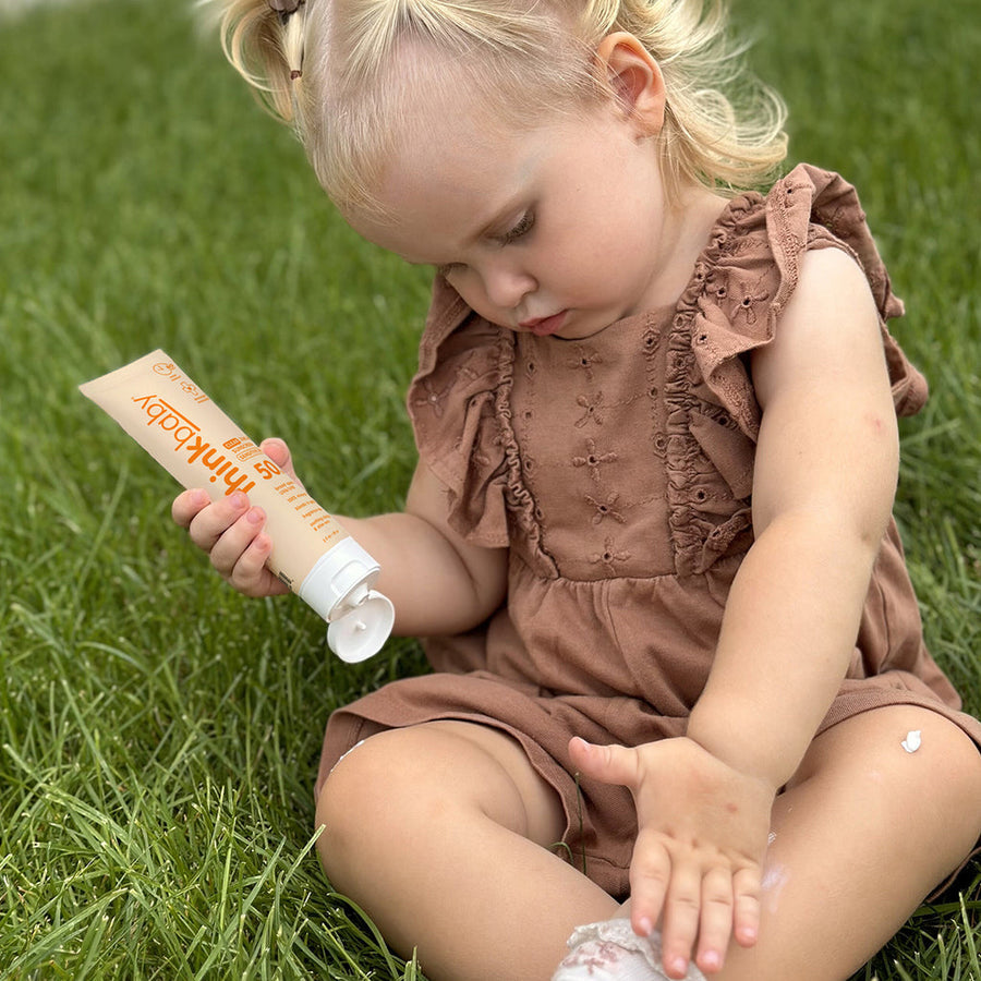 THINK Baby Clear Zinc Sunscreen Sensitive Skin Lotion SPF 50 - Sold in Packs of 12