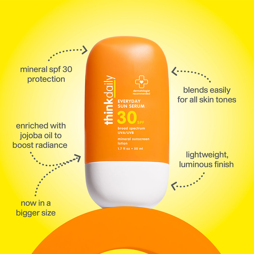 Thinkdaily Everyday Sun Serum SPF 30, 1.7 oz - Sold in Packs of 6