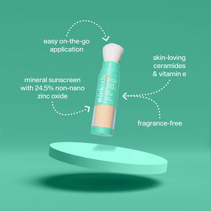 THINK Kids Brush-on Sun Shield - SPF 30 - Sold in Packs of 6
