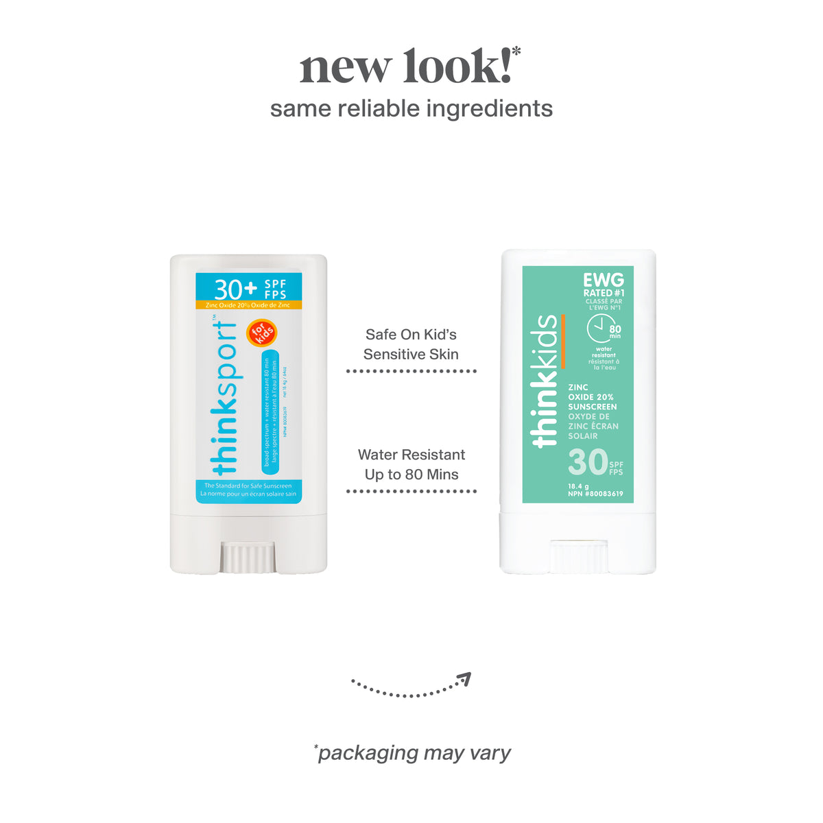 Kid Mineral Based Sunscreen Stick -  Sold in Packs of 8