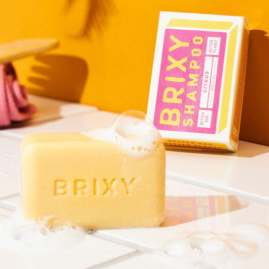 BRIXY Citrus Shampoo Bar for Balance & Hydration (sold in Cases of 6)