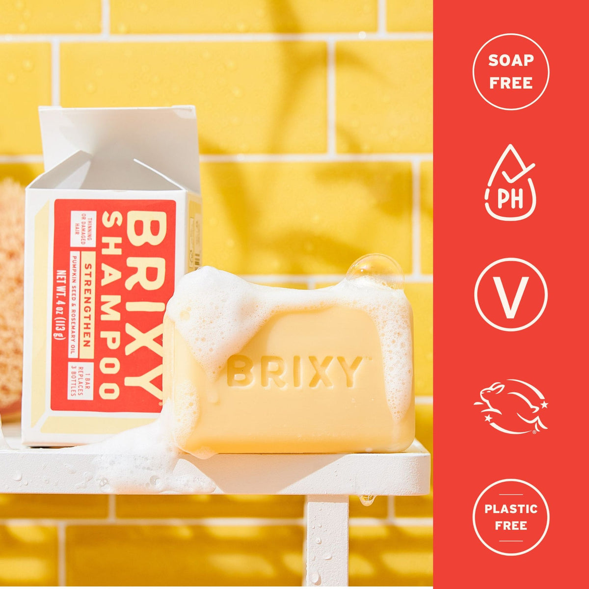 BRIXY Strengthen Shampoo Bar