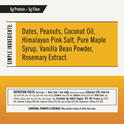 Crunchy Peanut Sea Salt Snack Bar