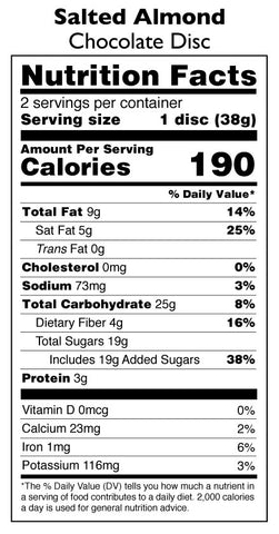 Salted Almond - 40% Dark Chocolate