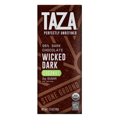 Wicked Dark - 95% Dark Chocolate Wicked Dark with Toasted Coconut