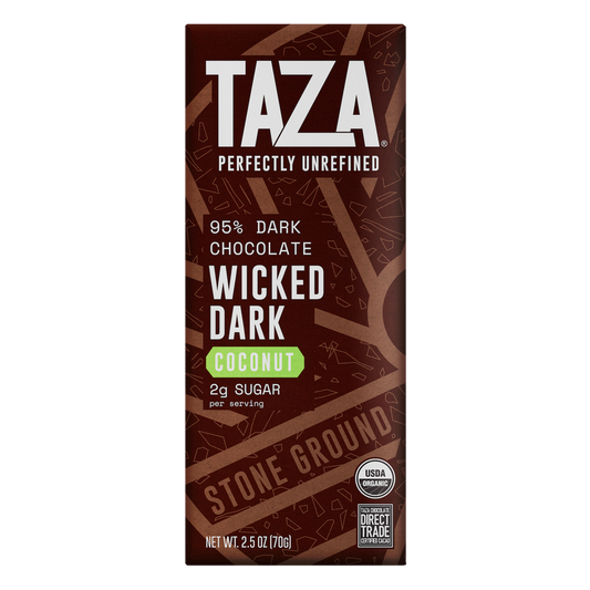 Wicked Dark - 95% Dark Chocolate Wicked Dark with Toasted Coconut