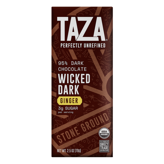 Wicked Dark - 95% Dark Chocolate Wicked Dark with Ginger