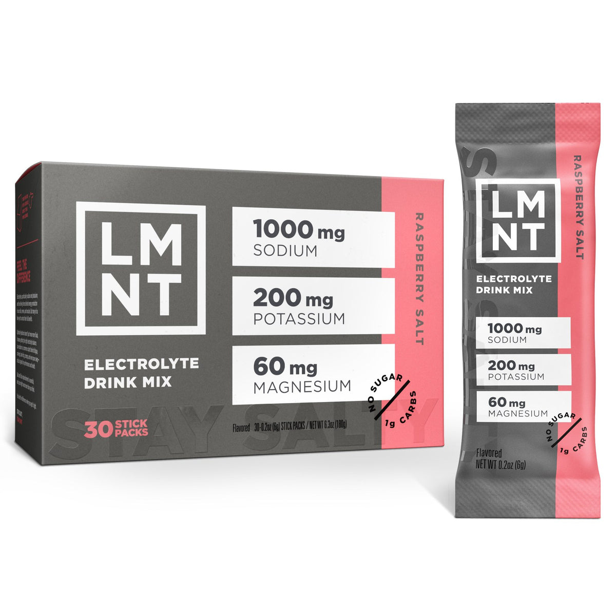 LMNT Raspberry Salt, 30ct