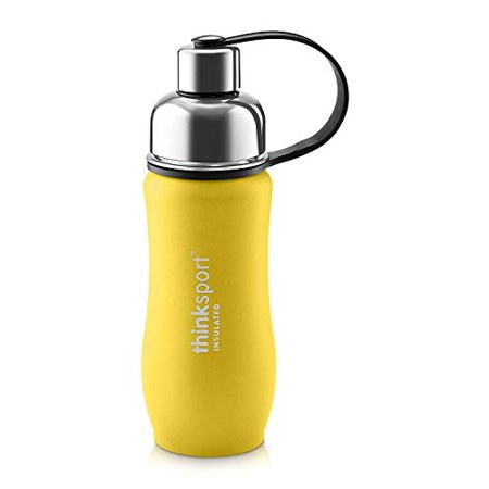 Stainless Water Bottle - 350ml Yellow