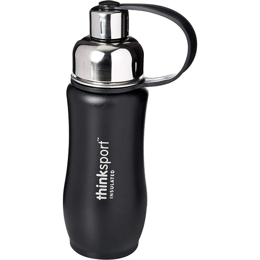 Stainless Water Bottle -  350ml Black