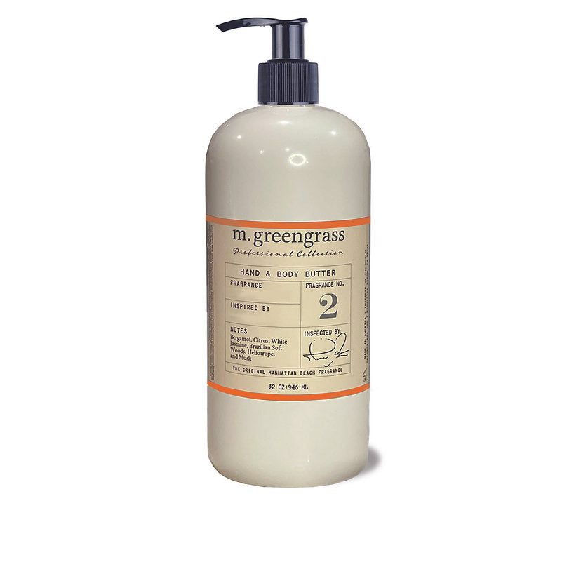 m. greengrass Sweet Clementine Hand and Body Butter Quarts
