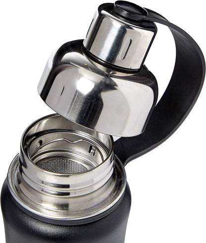 Stainless Water Bottle -  350ml Black