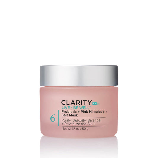 Live + Be Well Probiotic + Pink Himalayan Salt Mask  50 g