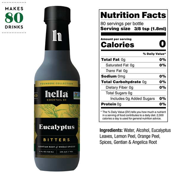 Hella Eucalyptus Cocktail Bitters 5oz
