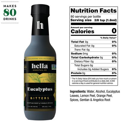 Hella Eucalyptus Cocktail Bitters 5oz