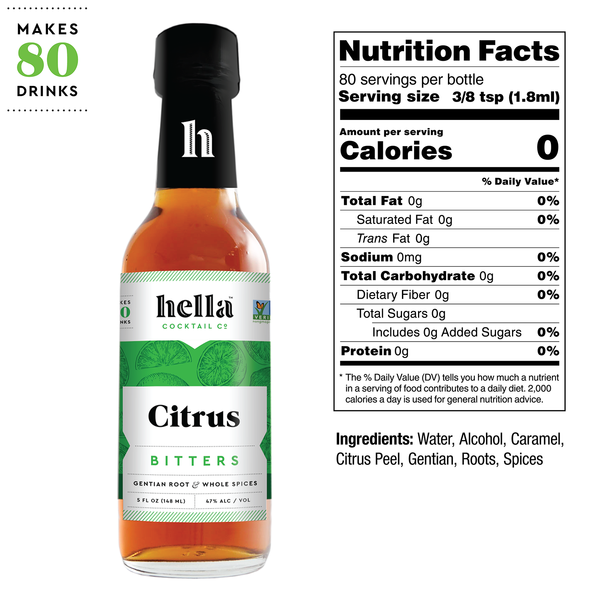 Hella Citrus Cocktail Bitters 5oz