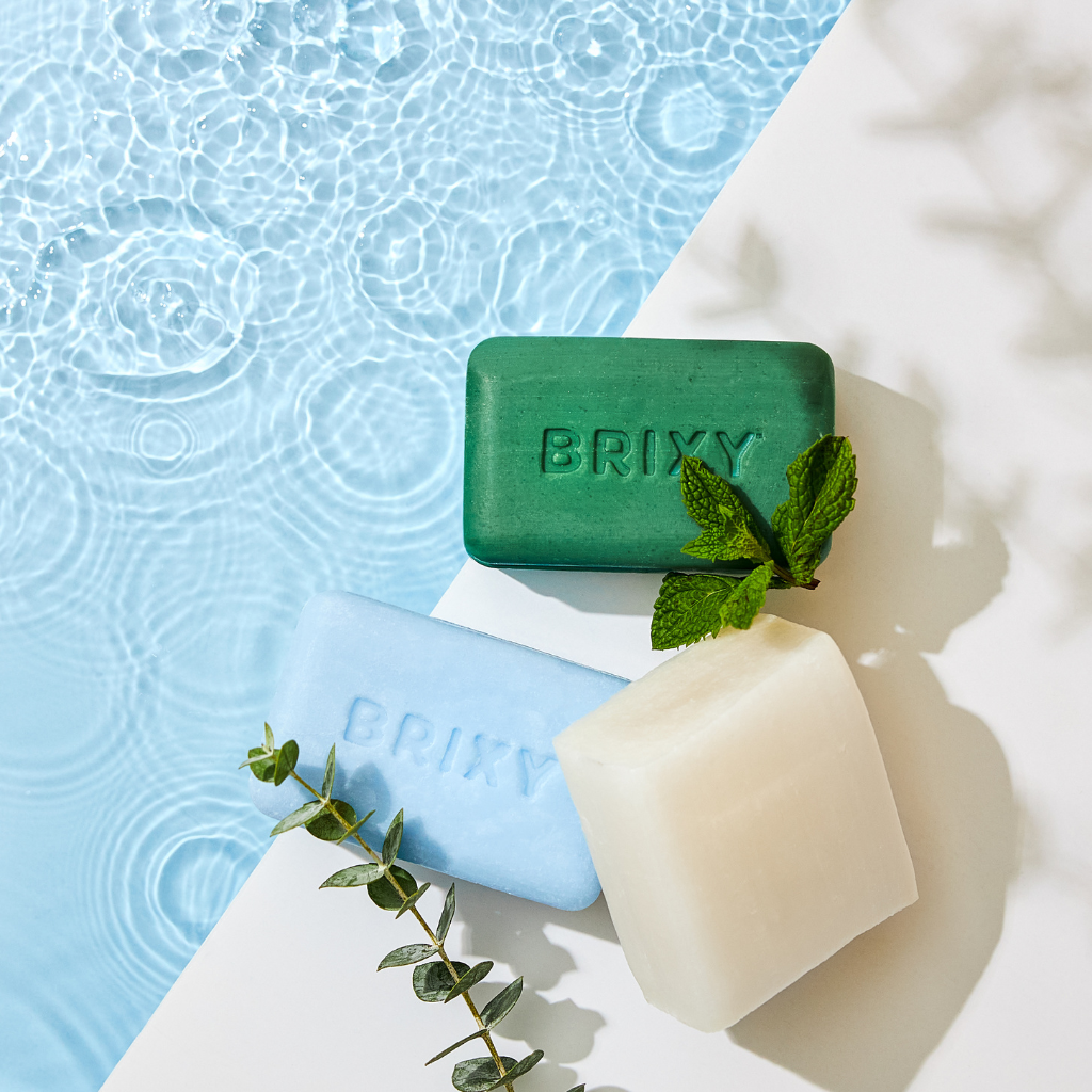 BRIXY Mint Eucalyptus Conditioner Bar for Softness & Hydration (sold in Cases of 6)